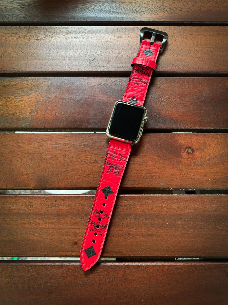 Black Louis Vuitton Apple Watch Band