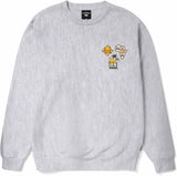 HUF X Toyota Land Cruiser Overland Touring Crewneck Sweatshirt, Ash