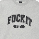 HUF - F*ck It Crewneck - Heather Grey (Size: Small)