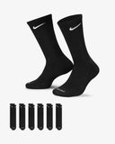 Nike Everyday Plus Cushion Socks (6 Pairs) Men 6-8 / Women 6-10