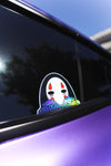 NO-FACE HOLOGRAPHIC VINYL STICKER *LIMITED*