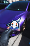 NO-FACE HOLOGRAPHIC VINYL STICKER *LIMITED*