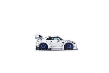 Mini GTR Holographic Vinyl Sticker