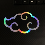 'Cloud' Vinyl Sticker