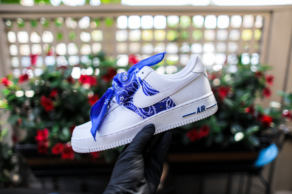 Air force sales 1 blue bandana
